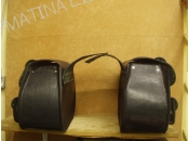 Leather motorcycle bag